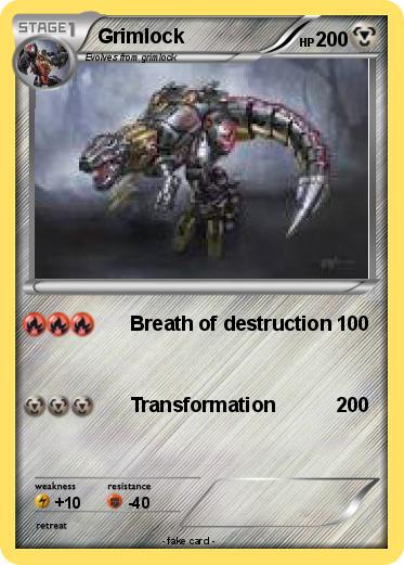 Pokemon Grimlock