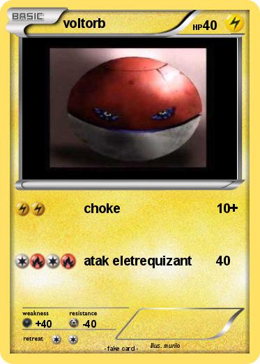 Pokemon voltorb