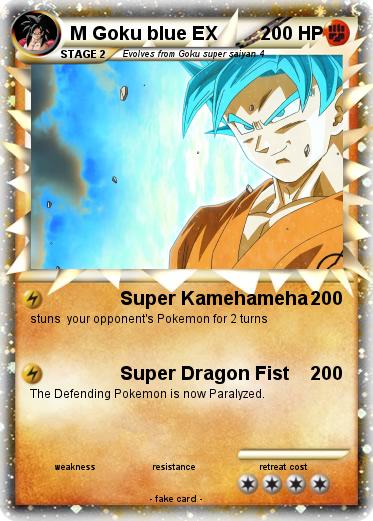 Pokemon M Goku blue EX