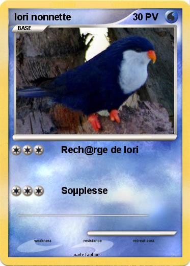 Pokemon lori nonnette