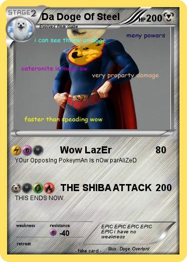 Pokemon Da Doge Of Steel
