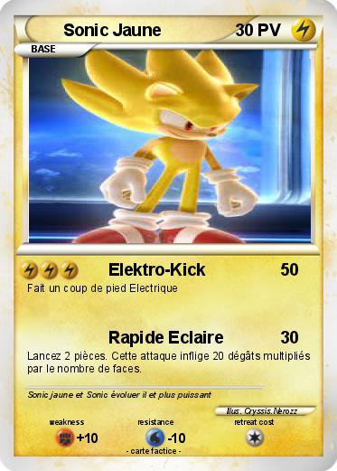 Pokemon Sonic Jaune