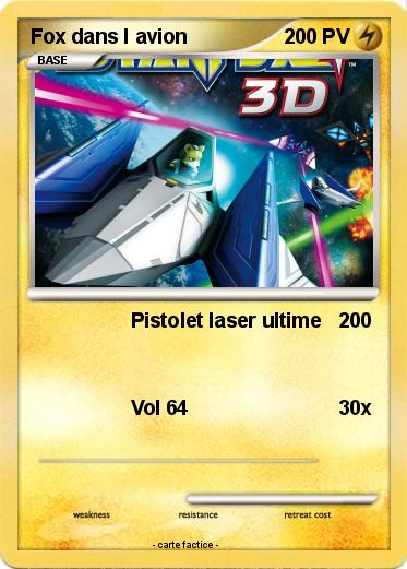 Pokemon Fox dans l avion