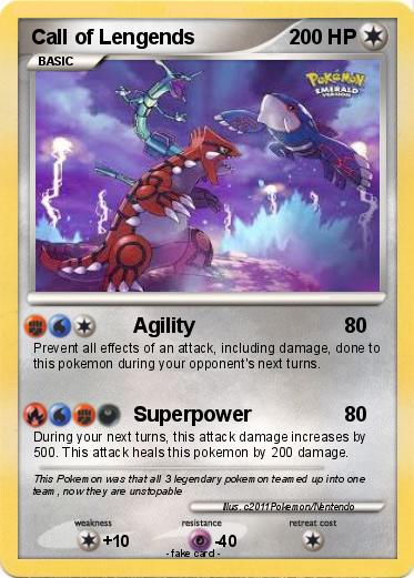 Pokemon Call of Lengends