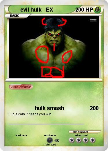 Pokemon evil hulk   EX