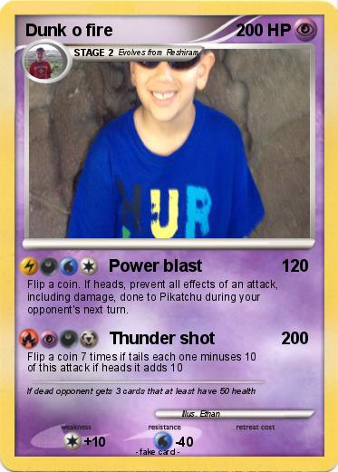 Pokemon Dunk o fire