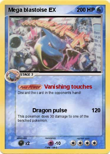 Pokemon Mega blastoise EX