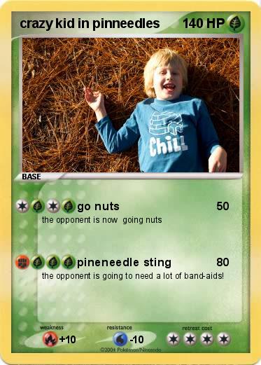 Pokemon crazy kid in pinneedles