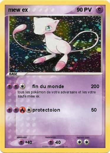 Pokemon mew ex