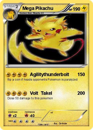 Pokemon Mega Pikachu