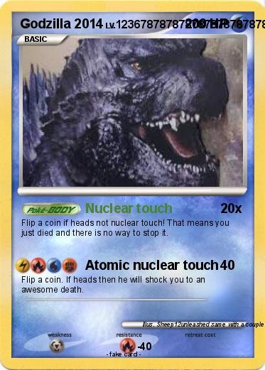 Pokemon Godzilla 2014