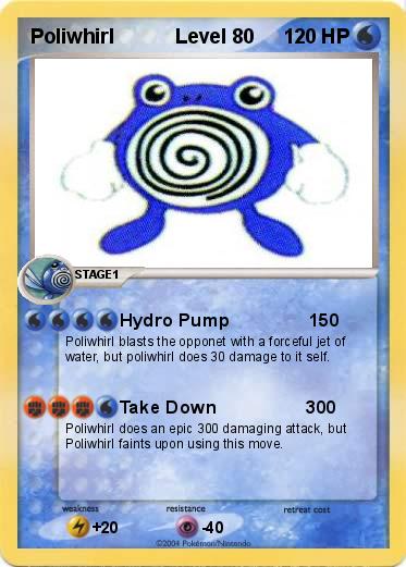Pokemon Poliwhirl           Level 80