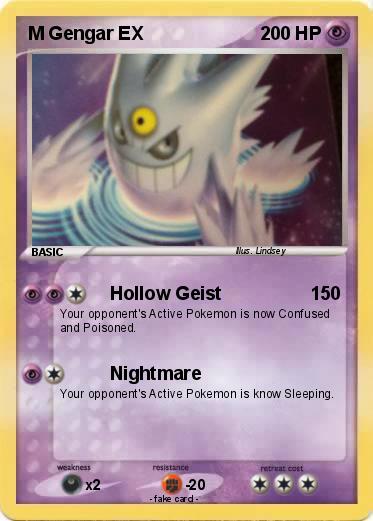 Pokemon M Gengar EX
