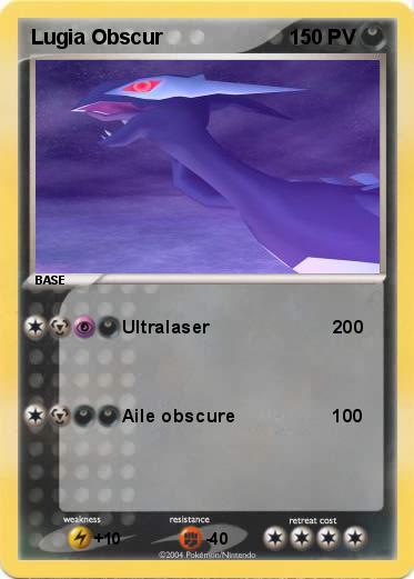 Pokemon Lugia Obscur