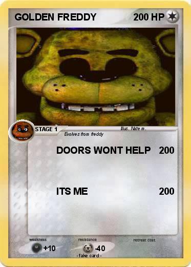 Pokemon GOLDEN FREDDY