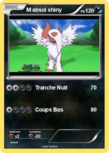 Pokemon M absol shiny