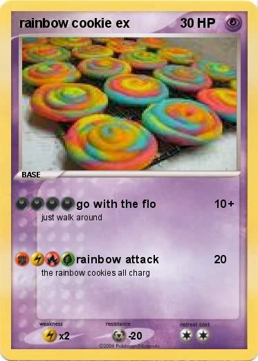 Pokemon rainbow cookie ex