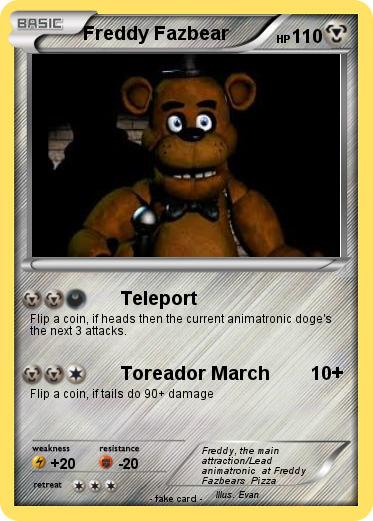 Pokemon Freddy Fazbear
