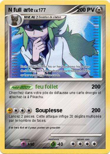 Pokemon N full arte