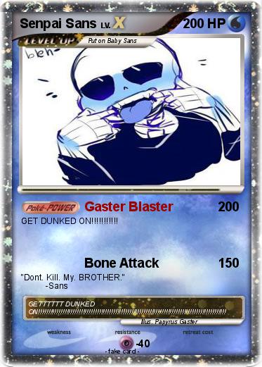 Pokemon Senpai Sans