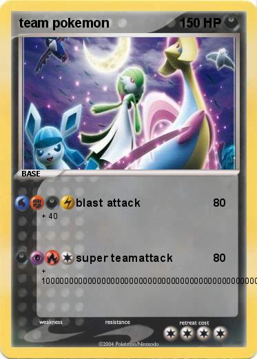 Pokemon team pokemon 