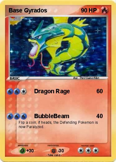 Pokemon Base Gyrados