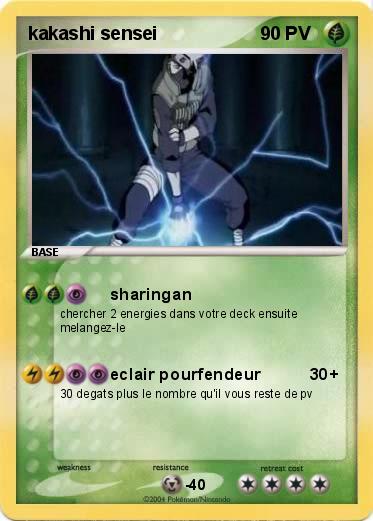 Pokemon kakashi sensei