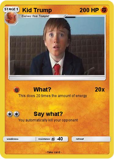 Pokemon Kid Trump