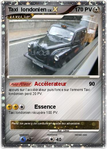 Pokemon Taxi  londonien