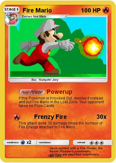 Pokemon Fire Mario