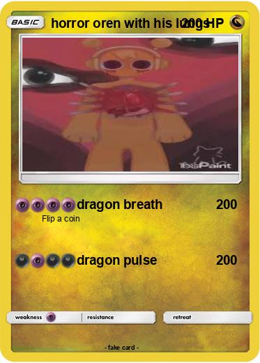 Pokemon horror oren with his lungs