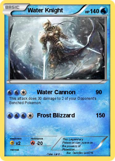 Pokemon Water Knight