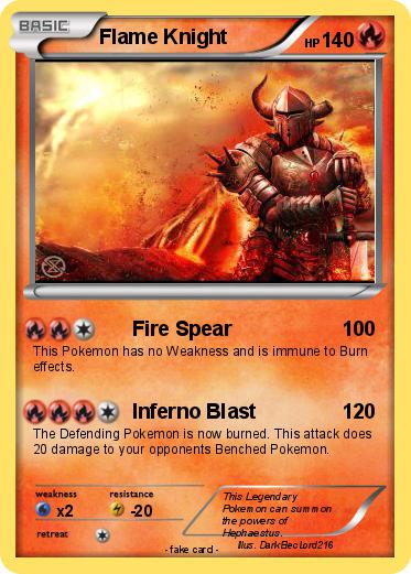 Pokemon Flame Knight