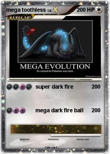 Pokemon mega toothless
