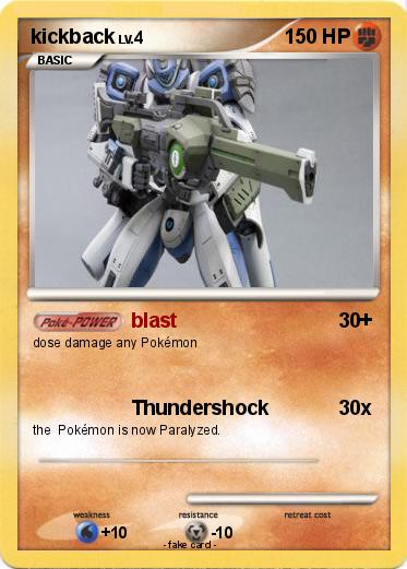 Pokemon kickback