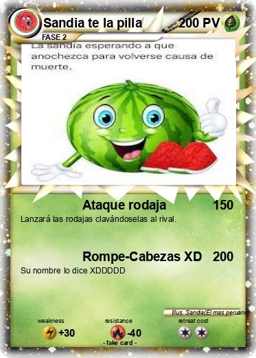Pokemon Sandia te la pilla