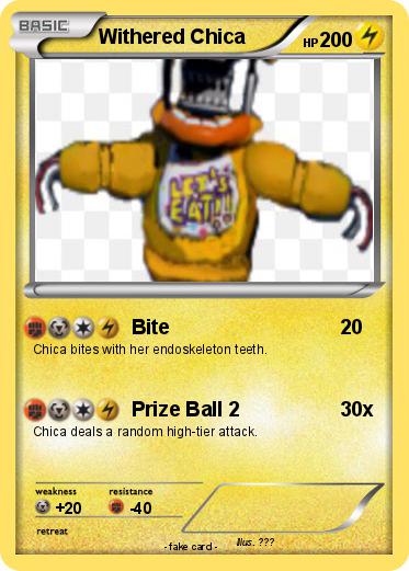 Pokemon Withered Chica