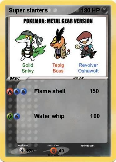 Pokemon Super starters