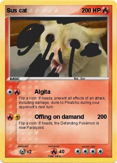 Pokemon Sus cat