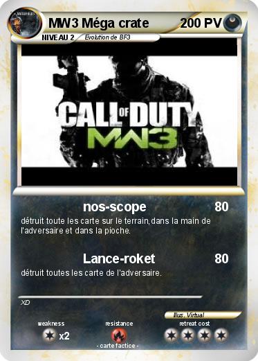 Pokemon MW3 Méga crate