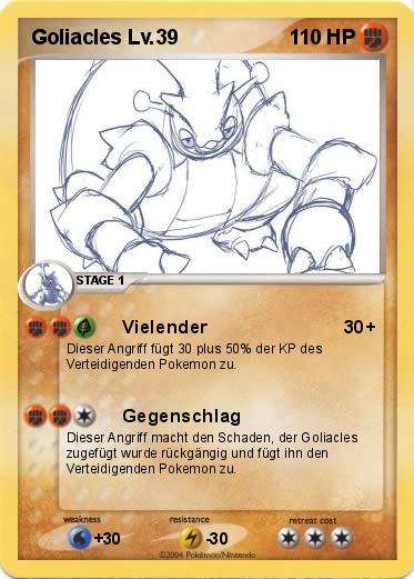 Pokemon Goliacles Lv.39