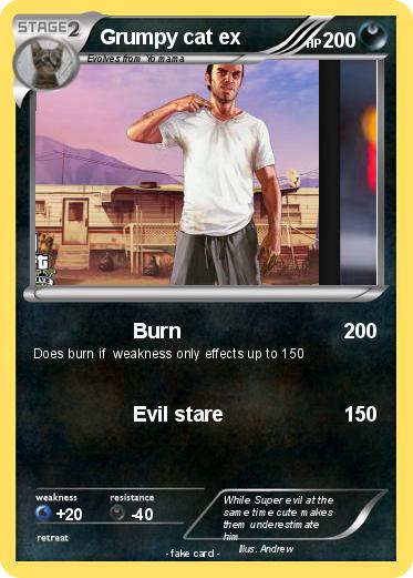 Pokemon Grumpy cat ex