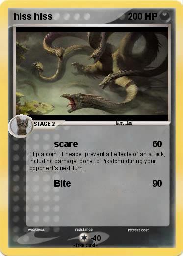 Pokemon hiss hiss