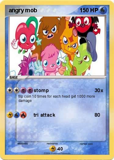 Pokemon angry mob