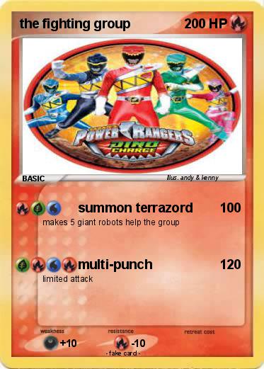 Pokemon the fighting group