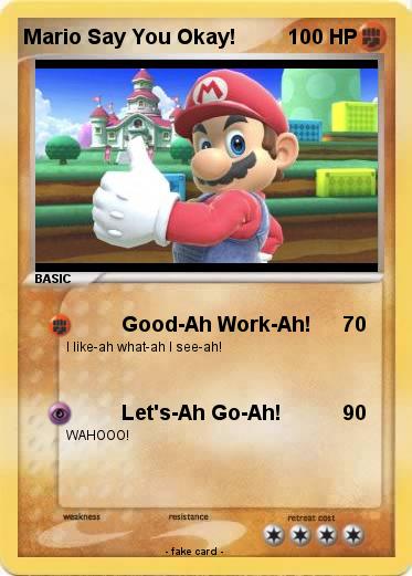 Pokemon Mario Say You Okay!