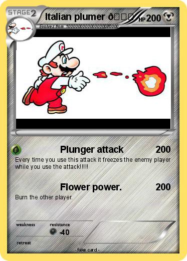 Pokemon Italian plumer ????