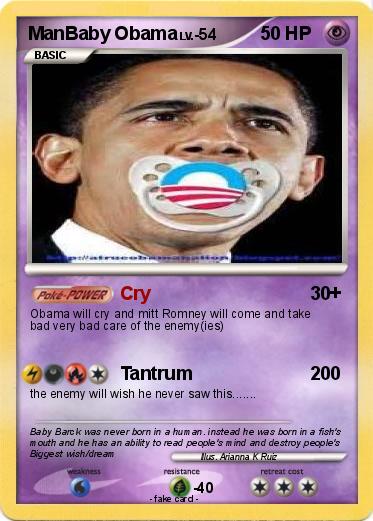 Pokemon ManBaby Obama