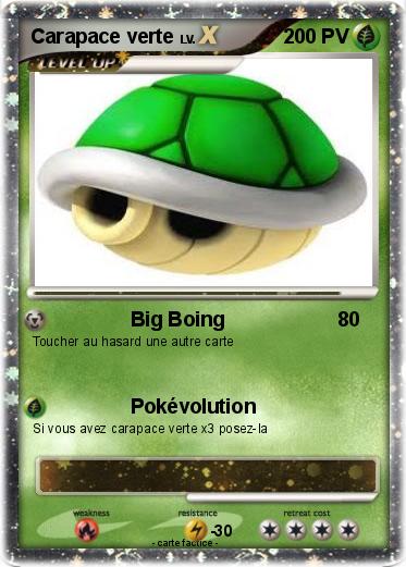 Pokemon Carapace verte