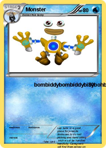 Pokemon Monster